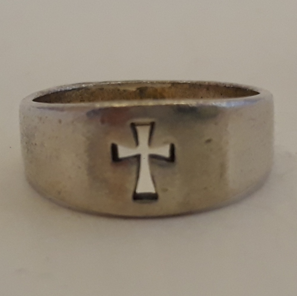 James Avery .925 Narrow Crosslet Ring size 7